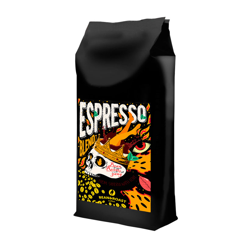 Кофе в зернах 1 кг свежей обжарки BROWN