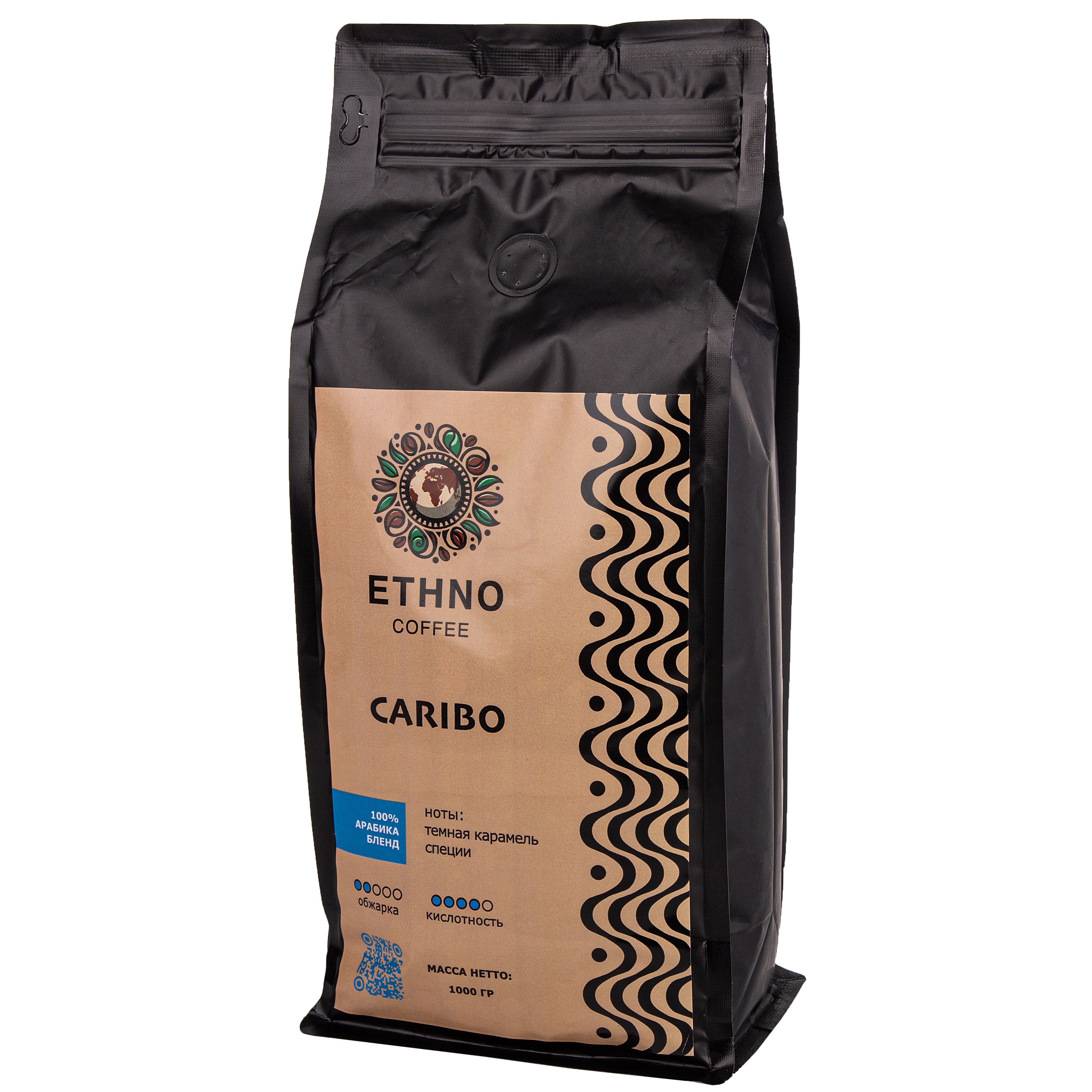 Кофе в зернах Ethno Caffe Caribo