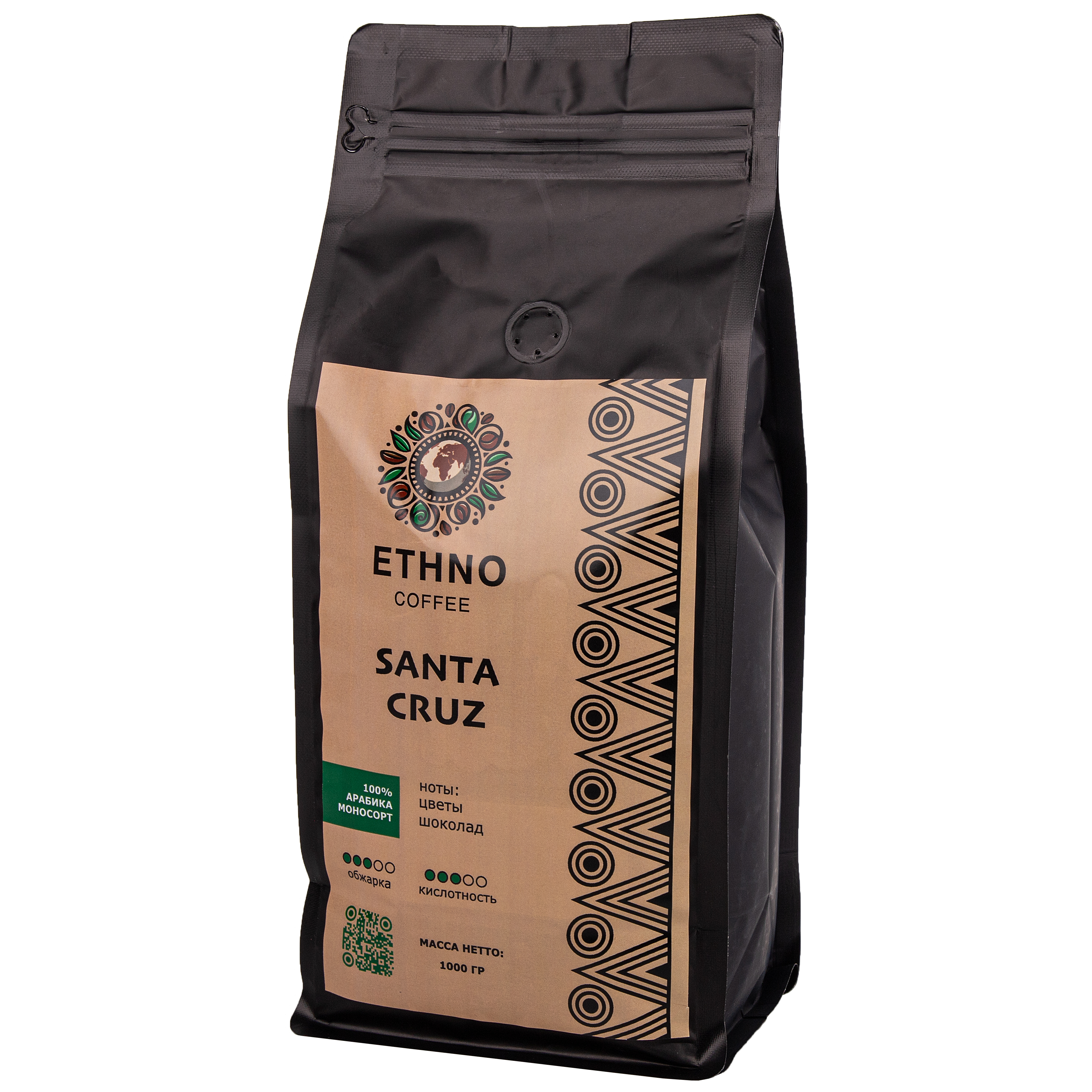 Кофе в зернах Ethno Caffe Santa Cruz